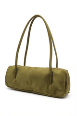JW PEI Cylinder Suede Shoulder Bag | Olive Green
