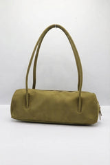 JW PEI Cylinder Suede Shoulder Bag | Olive Green