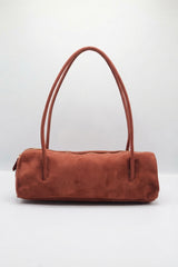 JW PEI Cylinder Suede Shoulder Bag | Terracotta Rust
