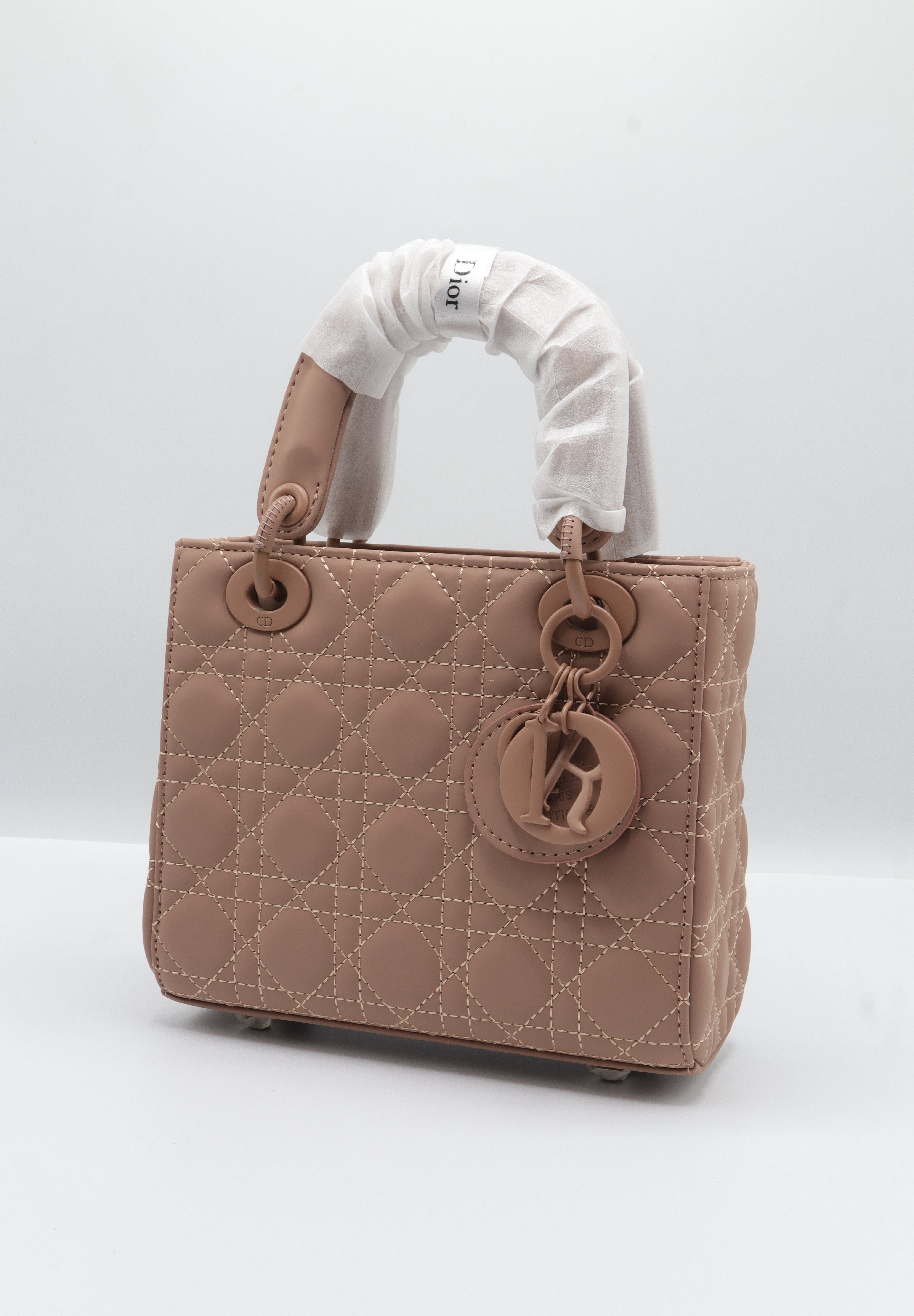 Dior Ultra-Matte Lady Dior Bag Set | Dusty Rose Cannage