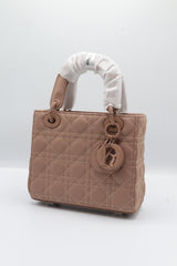 Dior Ultra-Matte Lady Dior Bag Set | Dusty Rose Cannage