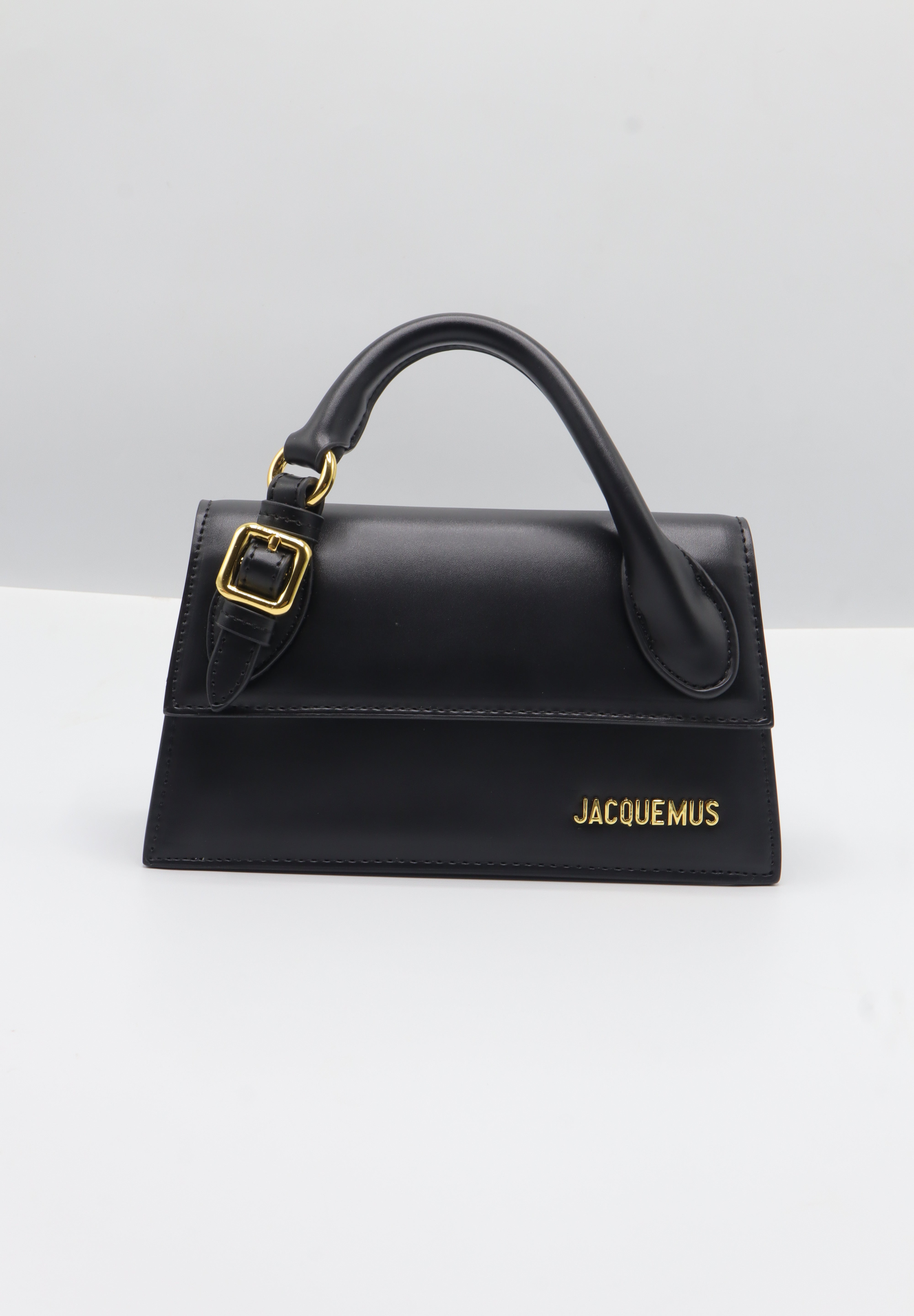 Jacquemus Le Grand Chiquito Bag | Black Leather & Gold