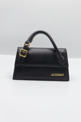 Jacquemus Le Grand Chiquito Bag | Black Leather & Gold