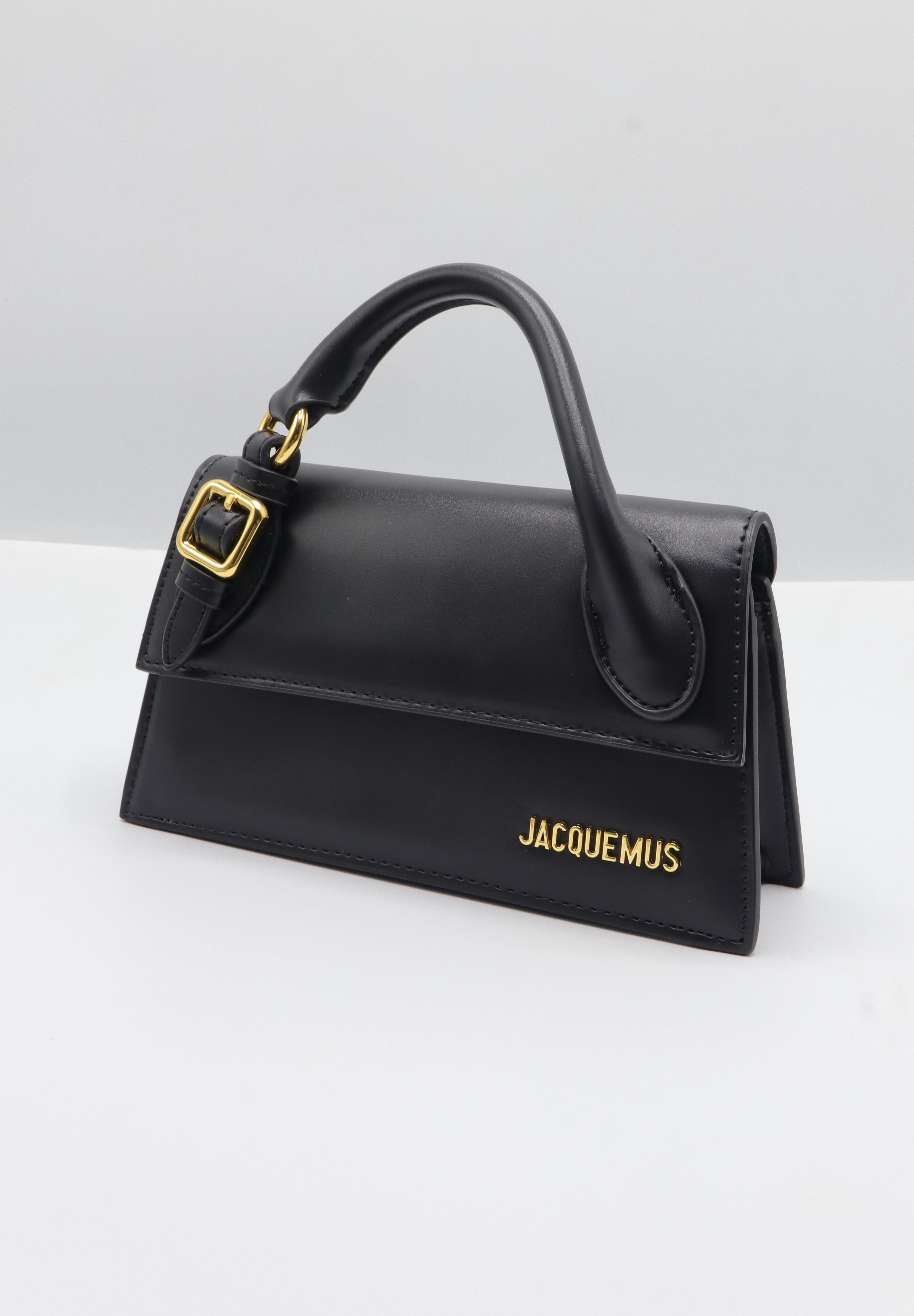 Jacquemus Le Grand Chiquito Bag | Black Leather & Gold