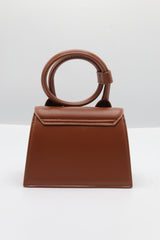 Jacquemus Le Chiquito Bag | Cognac Brown Leather & Gold