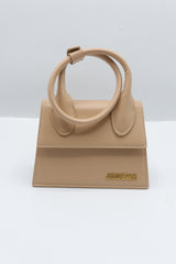 Jacquemus Le Chiquito Bag | Beige Leather & Gold