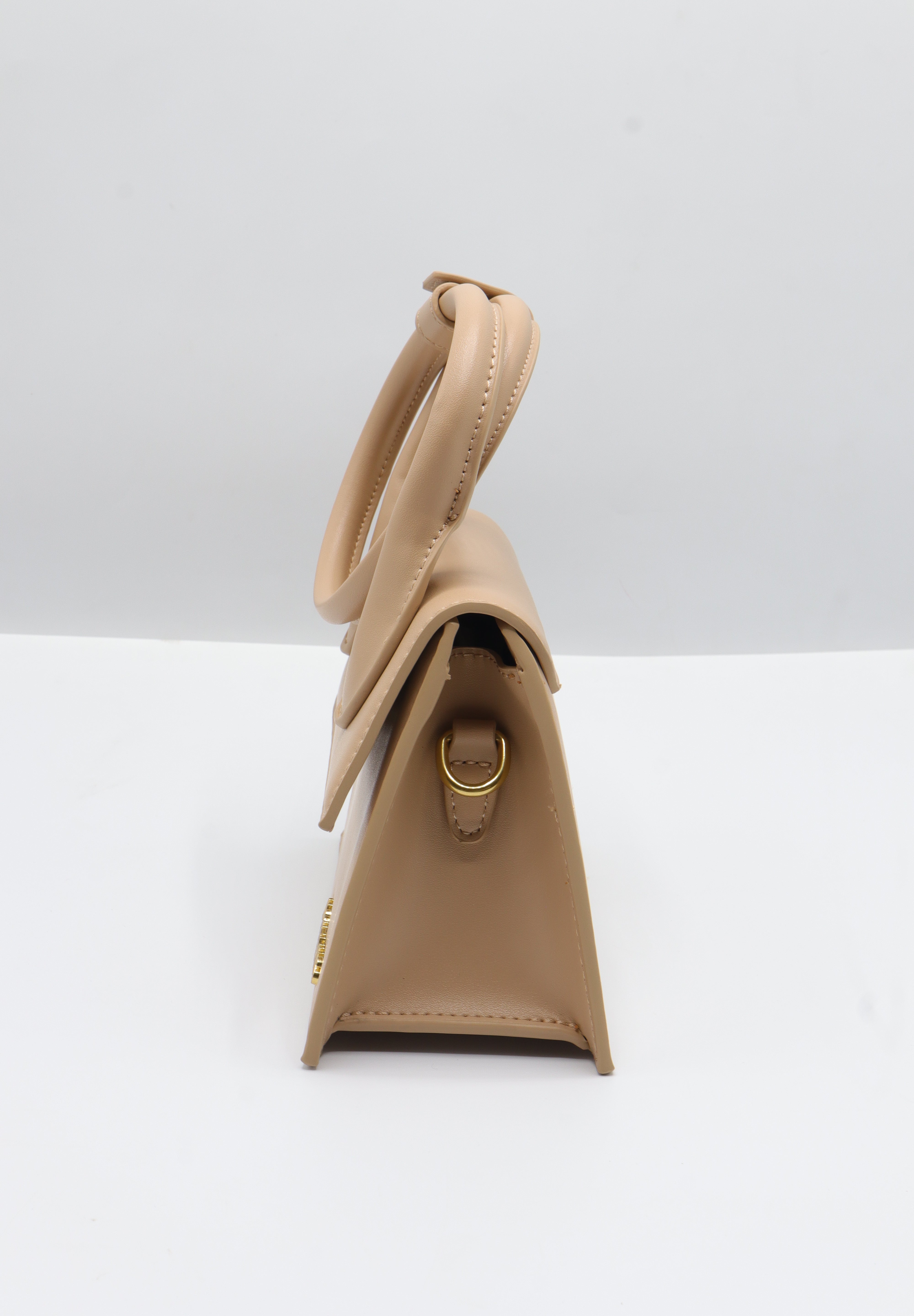 Jacquemus Le Chiquito Bag | Beige Leather & Gold