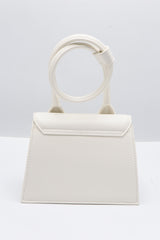 Jacquemus Le Chiquito Bag | White Leather & Gold