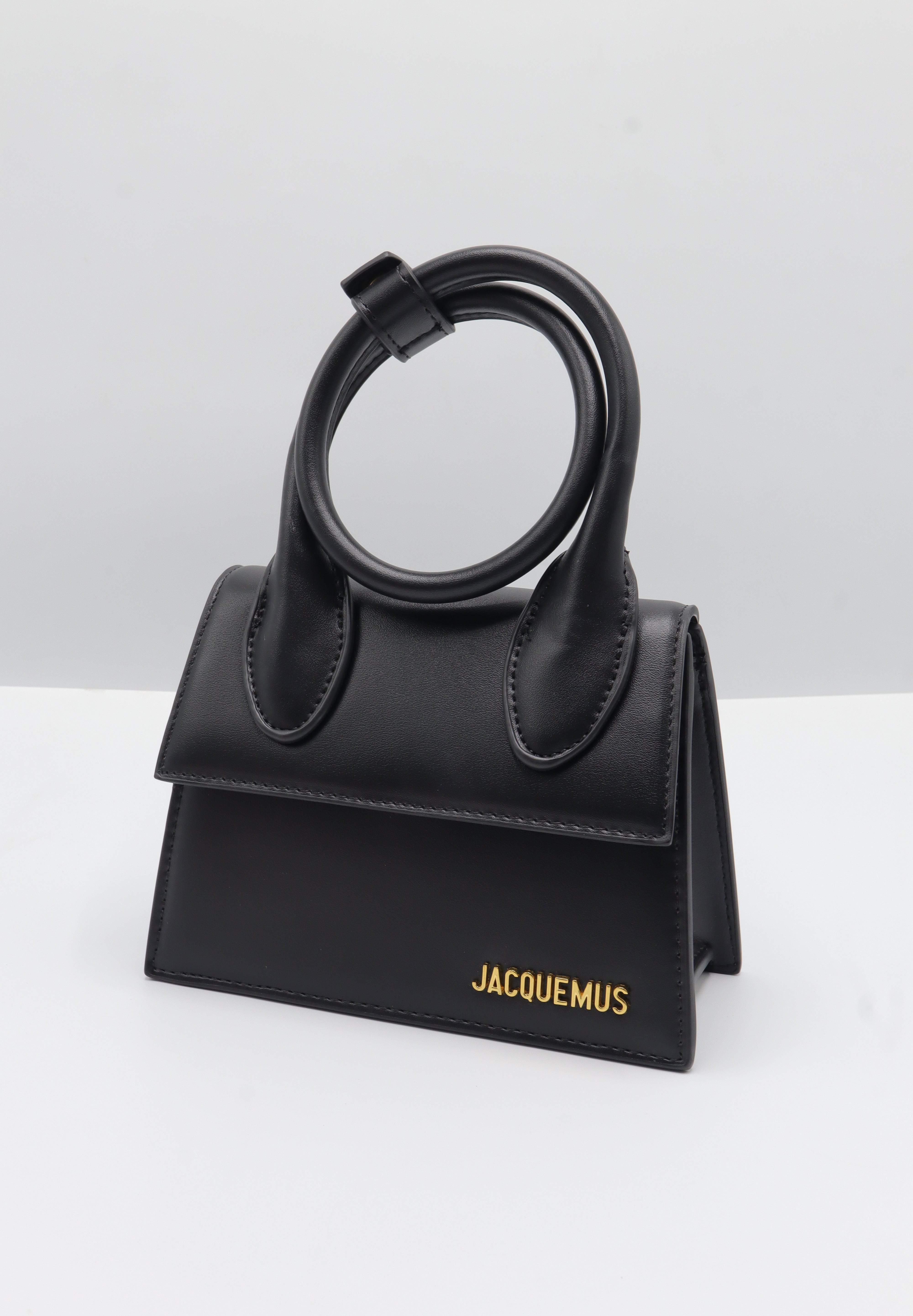 Jacquemus Le Chiquito Bag | Black Leather & Gold