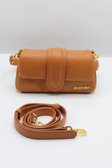 Jacquemus Le Bambimou Bag | Caramel Brown Padded Leather