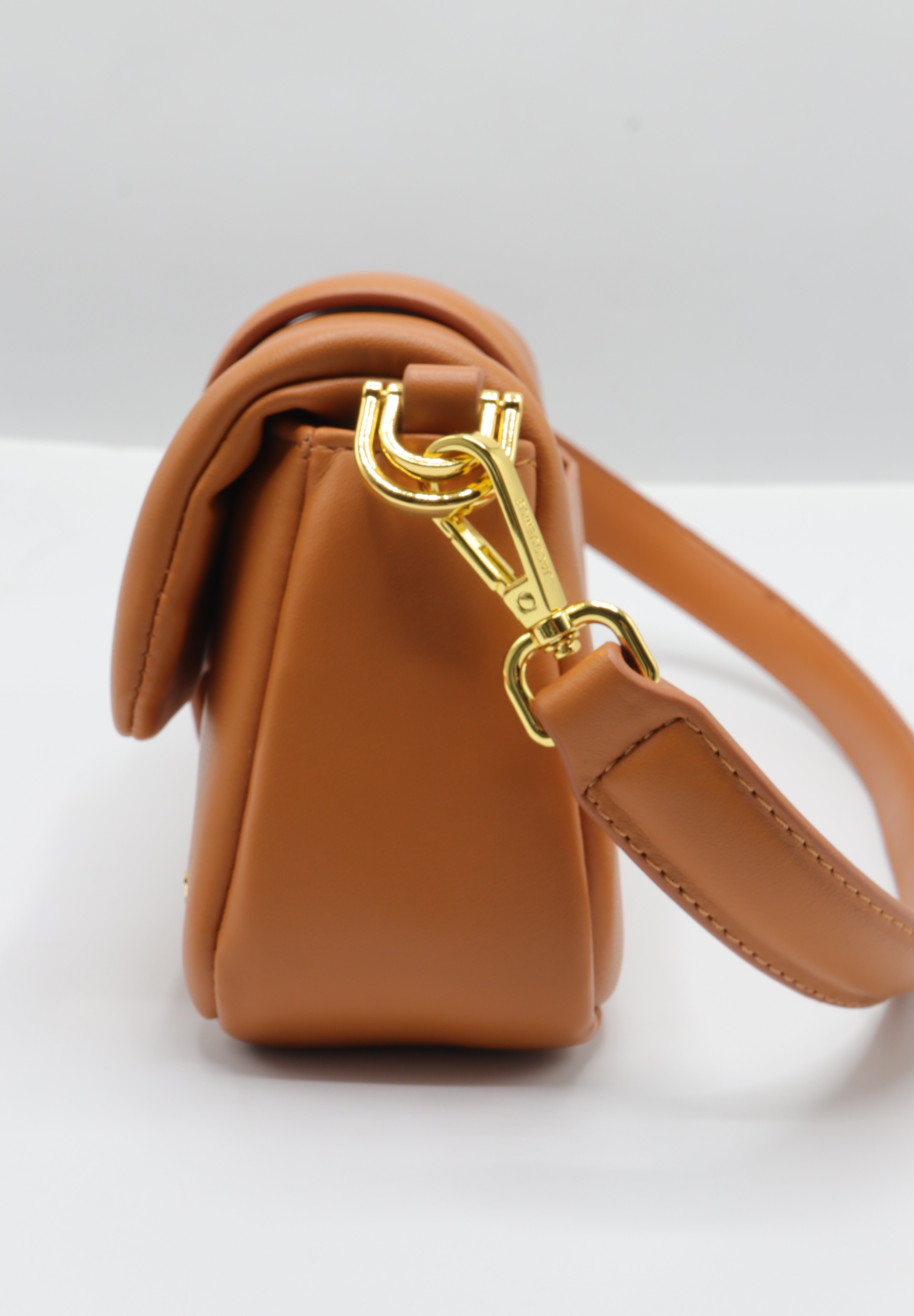 Jacquemus Le Bambimou Bag | Caramel Brown Padded Leather