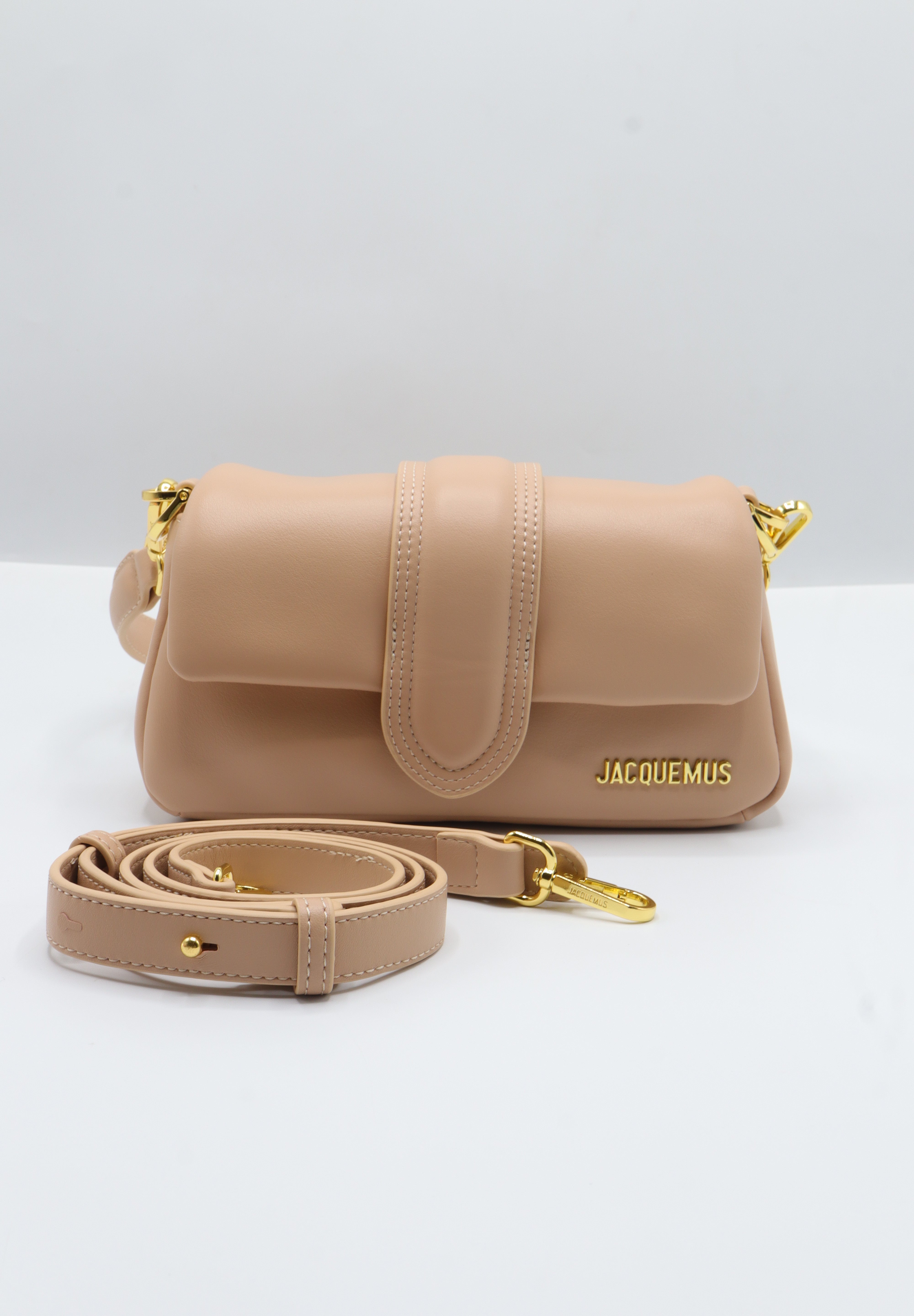 Jacquemus Le Bambimou Bag | Nude Beige Padded Leather