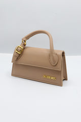 Jacquemus Le Grand Chiquito Bag | Beige Leather & Gold
