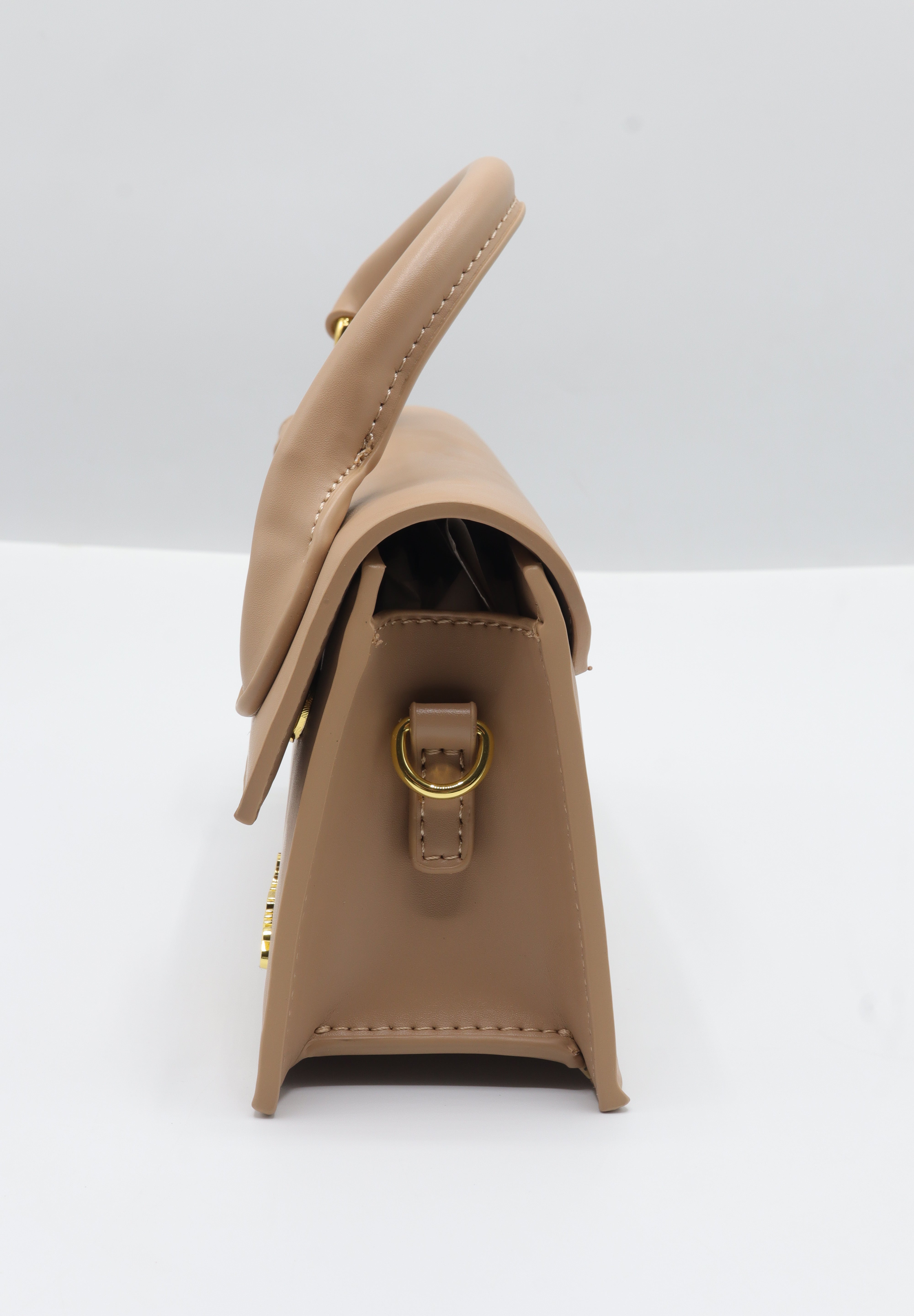 Jacquemus Le Grand Chiquito Bag | Beige Leather & Gold