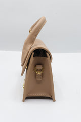 Jacquemus Le Grand Chiquito Bag | Beige Leather & Gold