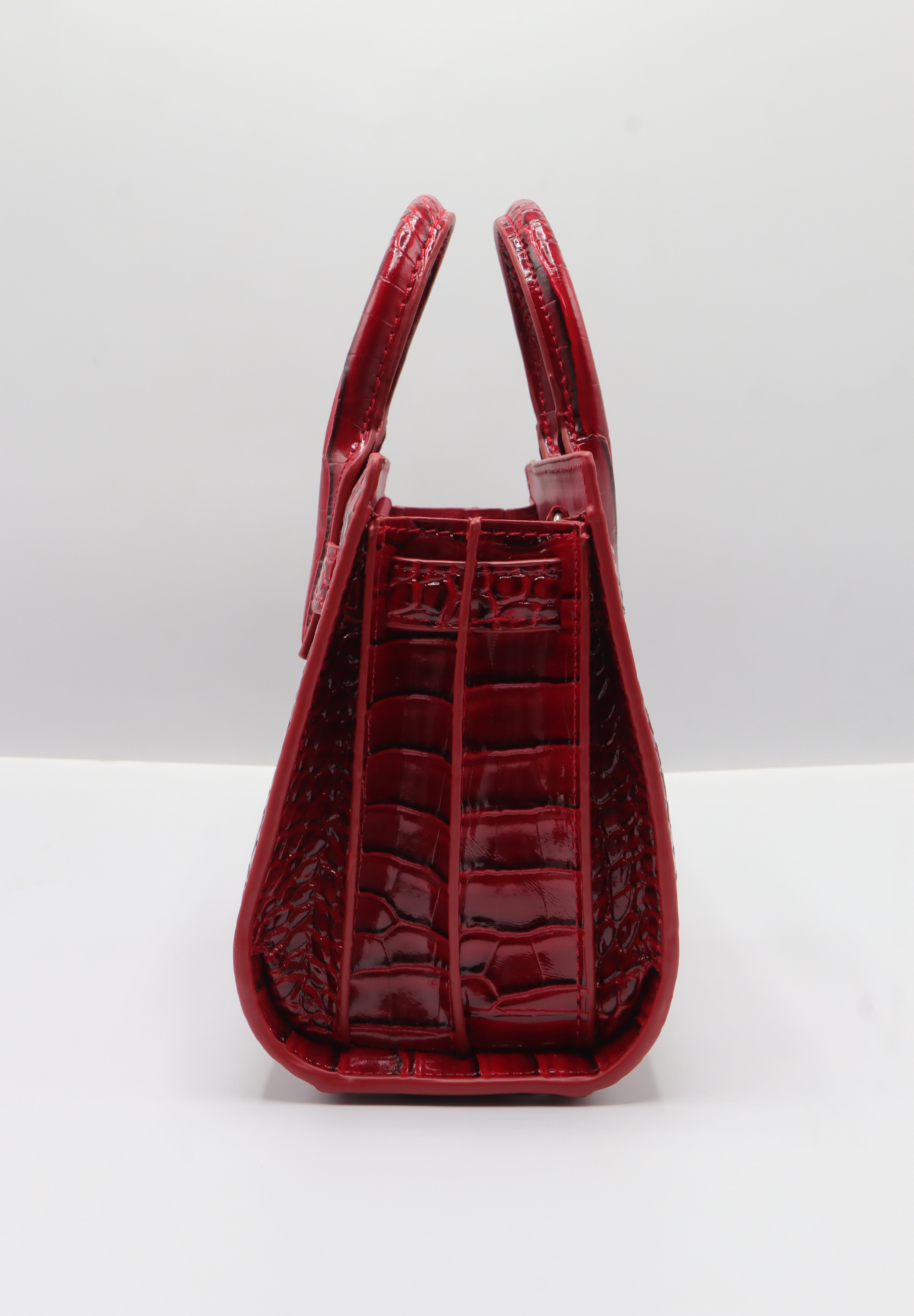 Saint Laurent Sac de Jour Nano | Red Croc-Embossed Leather