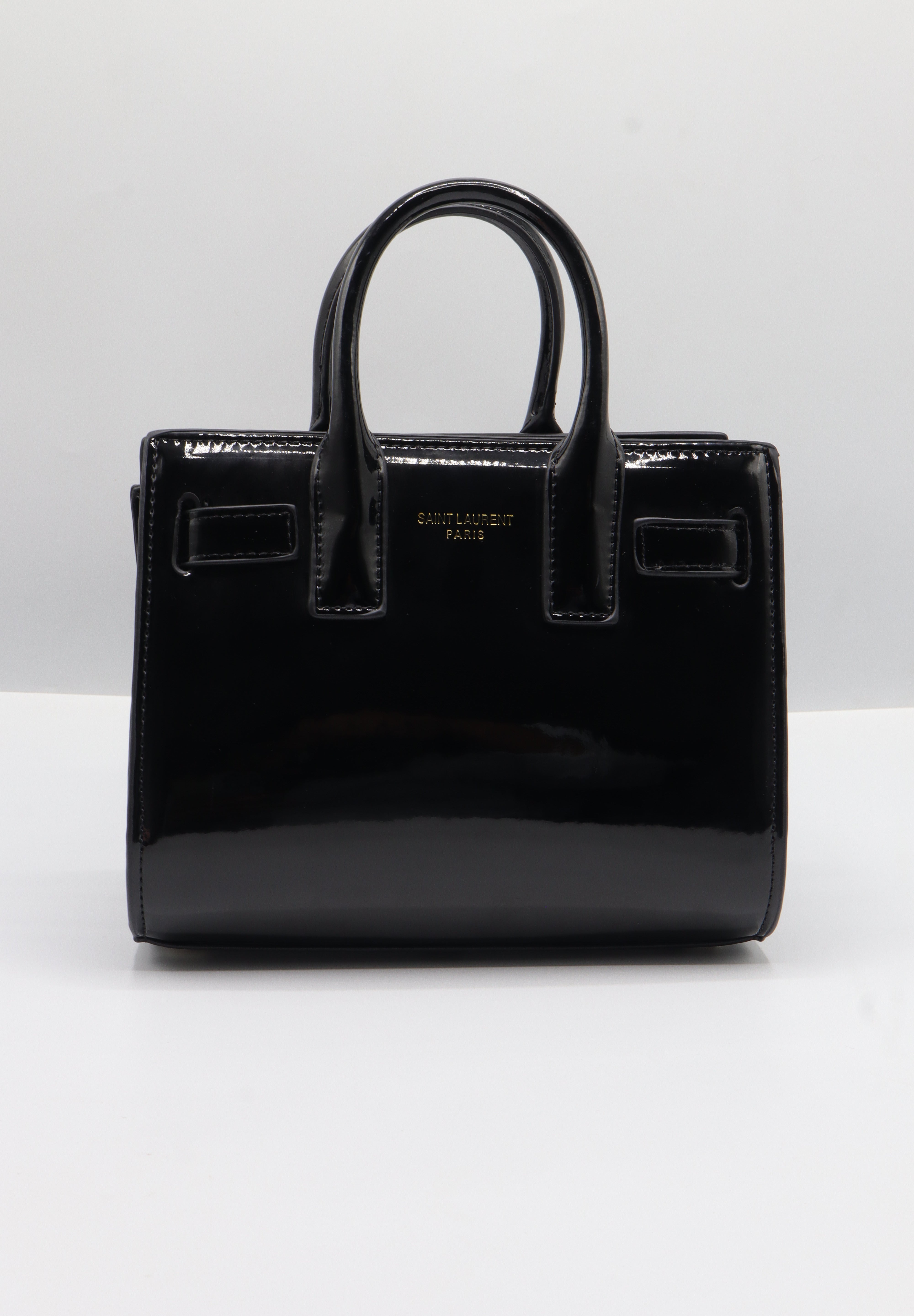 Saint Laurent Sac de Jour Nano | Glossy Black Patent Leather