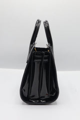 Saint Laurent Sac de Jour Nano | Glossy Black Patent Leather