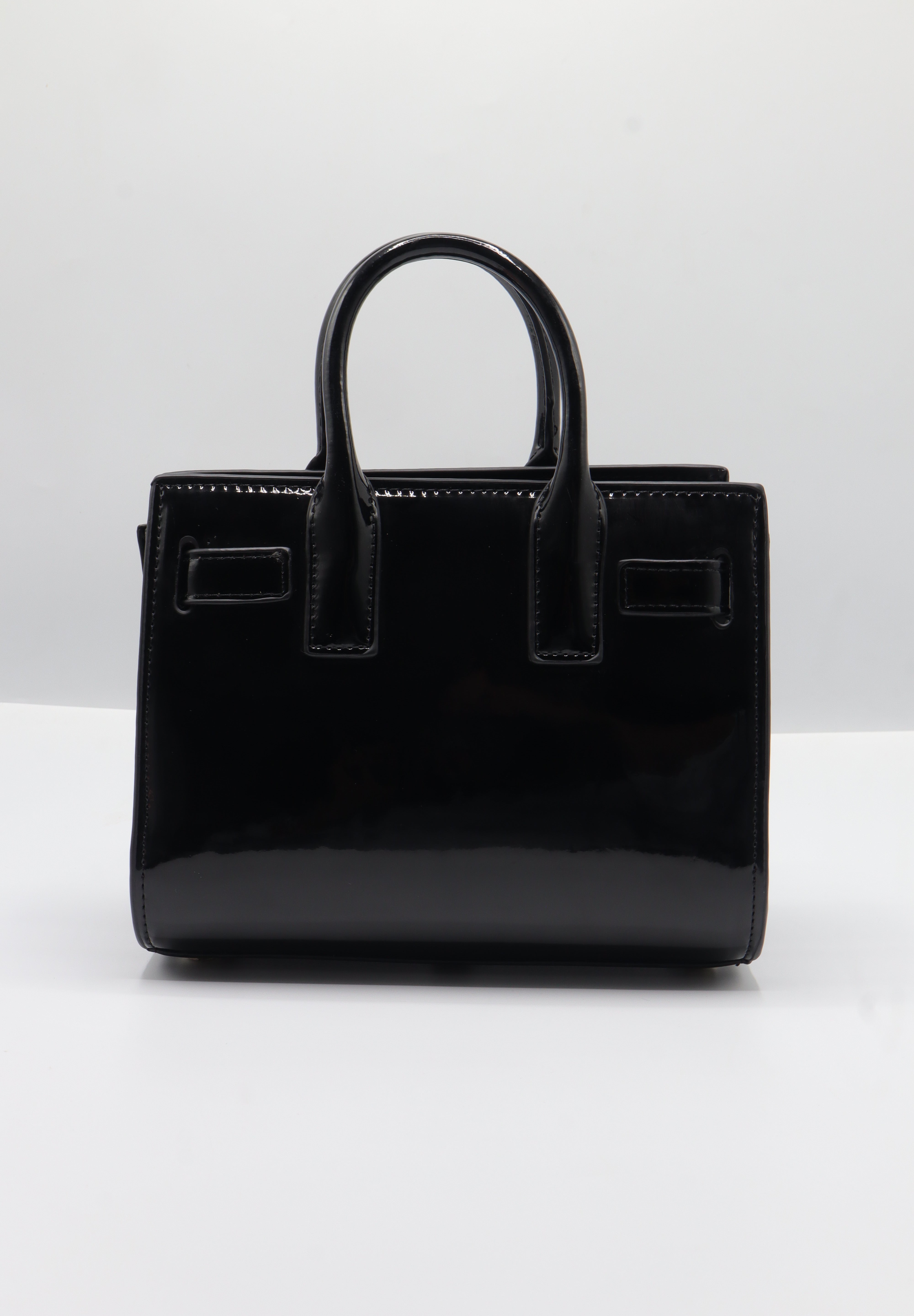 Saint Laurent Sac de Jour Nano | Glossy Black Patent Leather