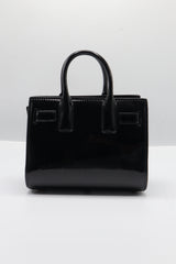 Saint Laurent Sac de Jour Nano | Glossy Black Patent Leather