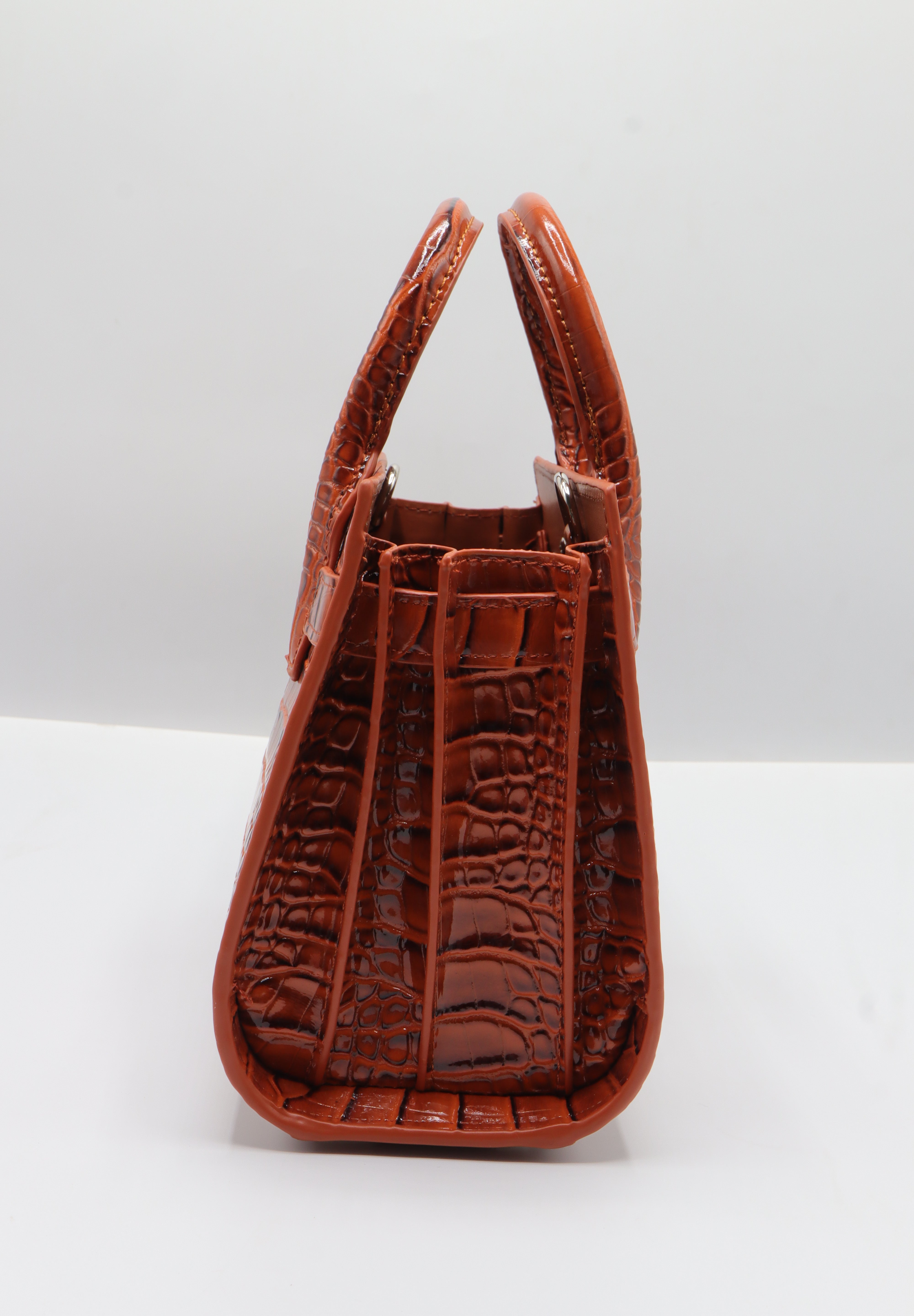 Saint Laurent Sac de Jour Nano | Cognac Croc Leather