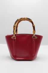 Gucci Bamboo Bucket Bag | Red Leather & Gold