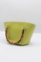 Gucci Bamboo Bucket Bag | Lime Green Leather & Gold