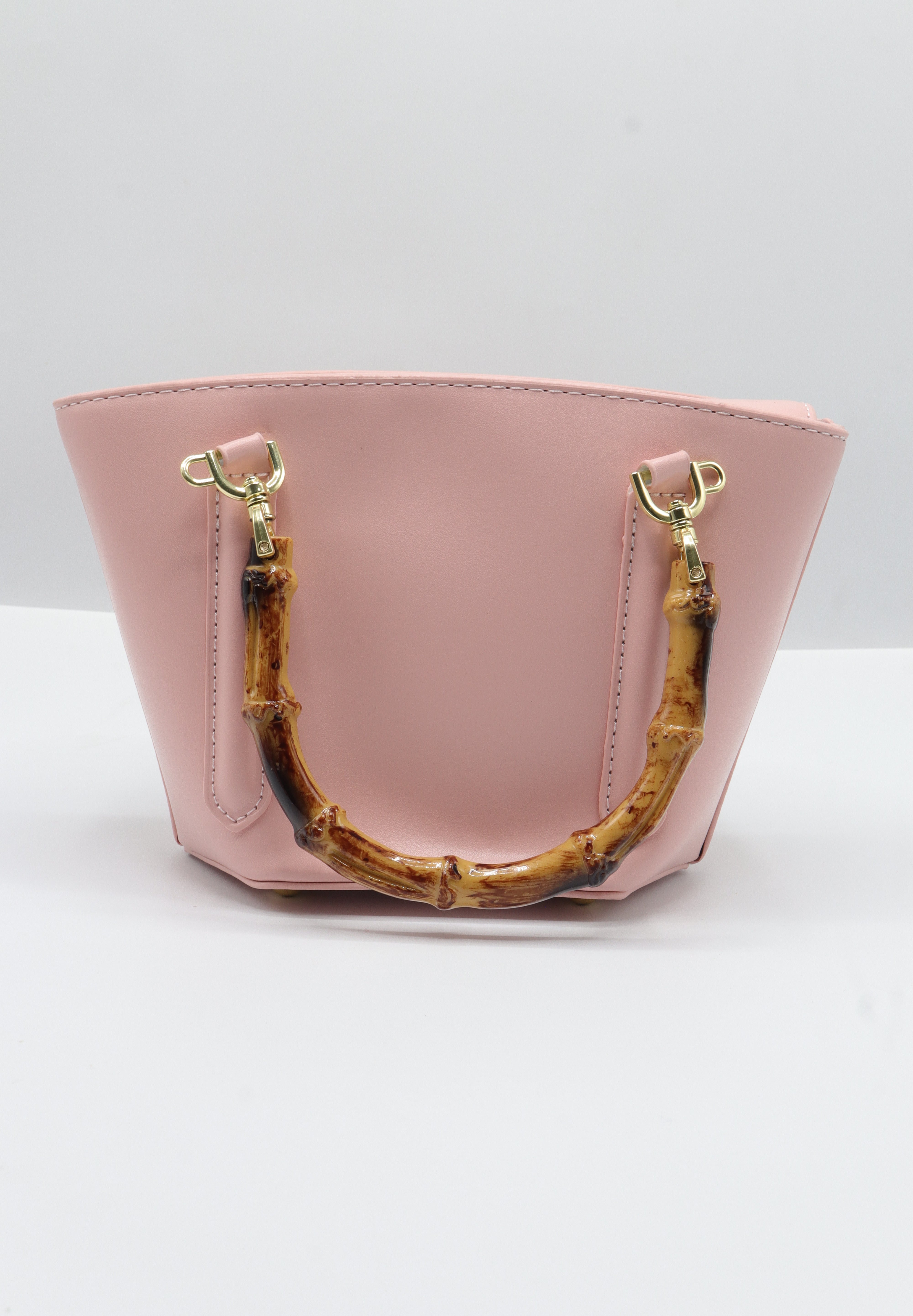 Gucci Bamboo Bucket Bag | Pastel Pink Leather & Gold