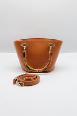 Gucci Bamboo Bucket Bag | Caramel Orange Leather & Gold