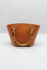 Gucci Bamboo Bucket Bag | Caramel Orange Leather & Gold