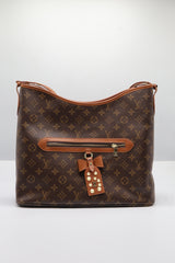 Louis Vuitton Monogram Hobo Bag | Brown Canvas & Studded Bow