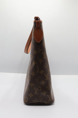 Louis Vuitton Monogram Hobo Bag | Brown Canvas & Studded Bow