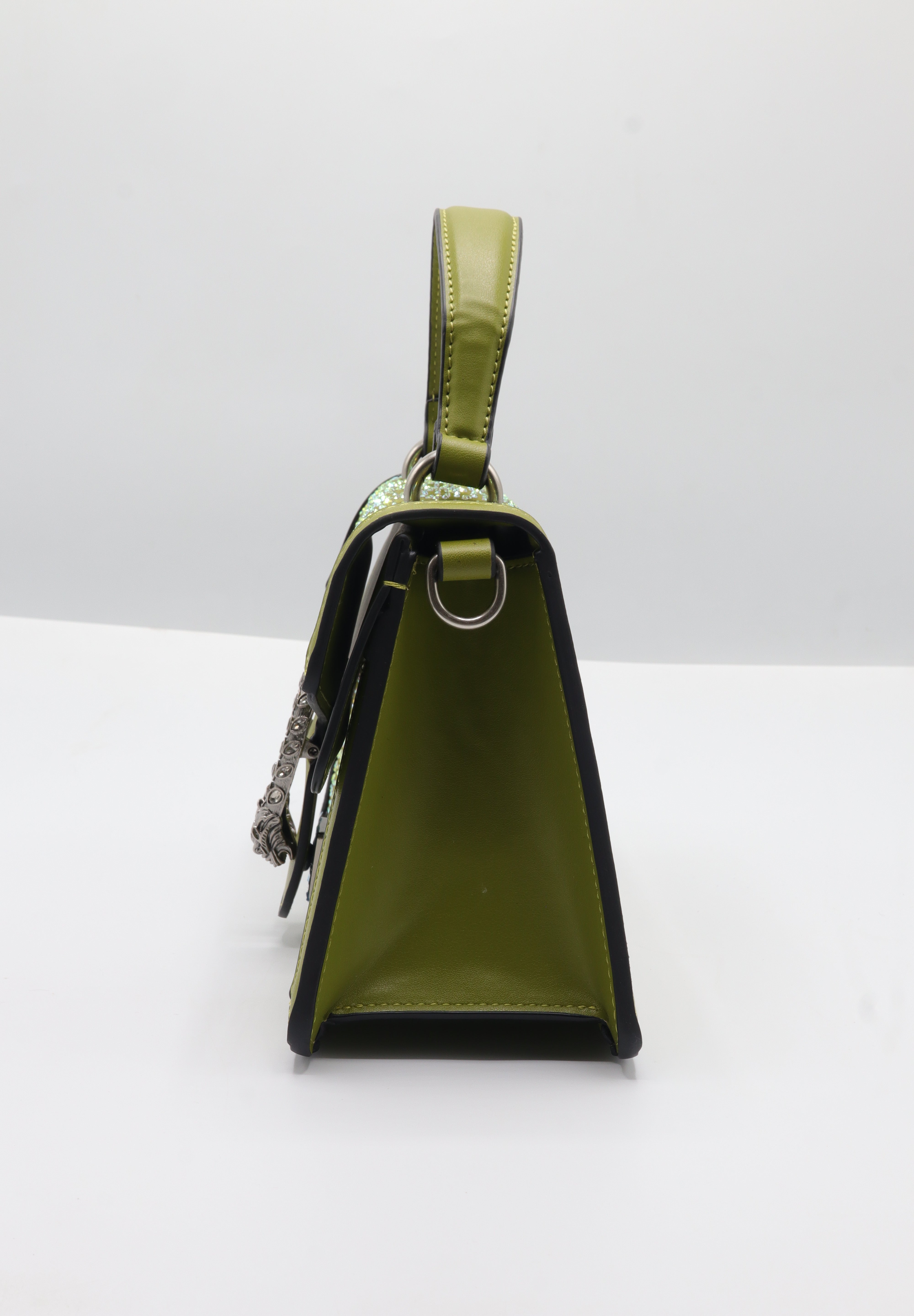 Gucci Dionysus Top Handle Bag | Green Crystal GG