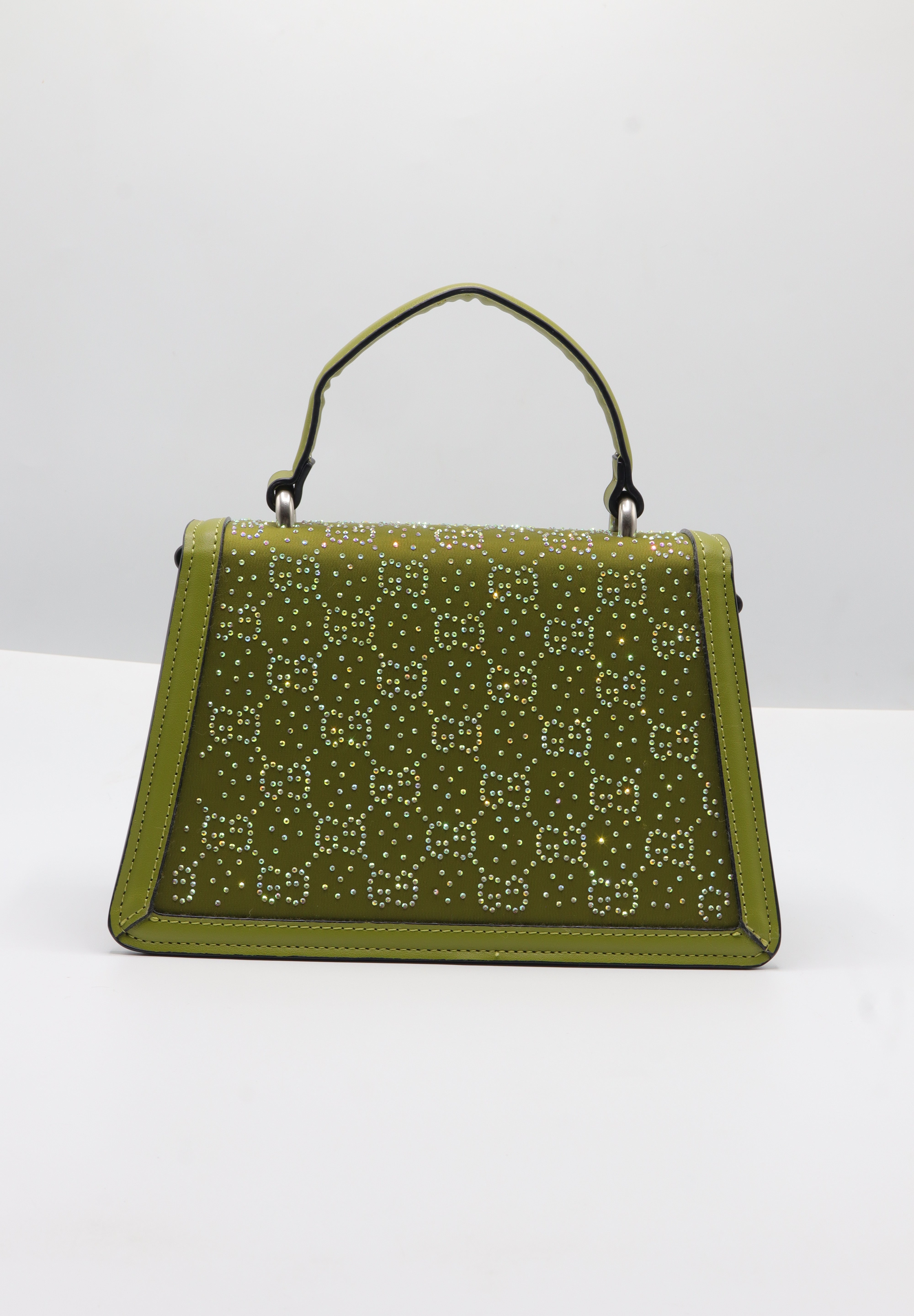 Gucci Dionysus Top Handle Bag | Green Crystal GG