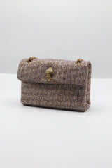 Kurt Geiger Kensington Crystal Bag | Iridescent Multi & Brass