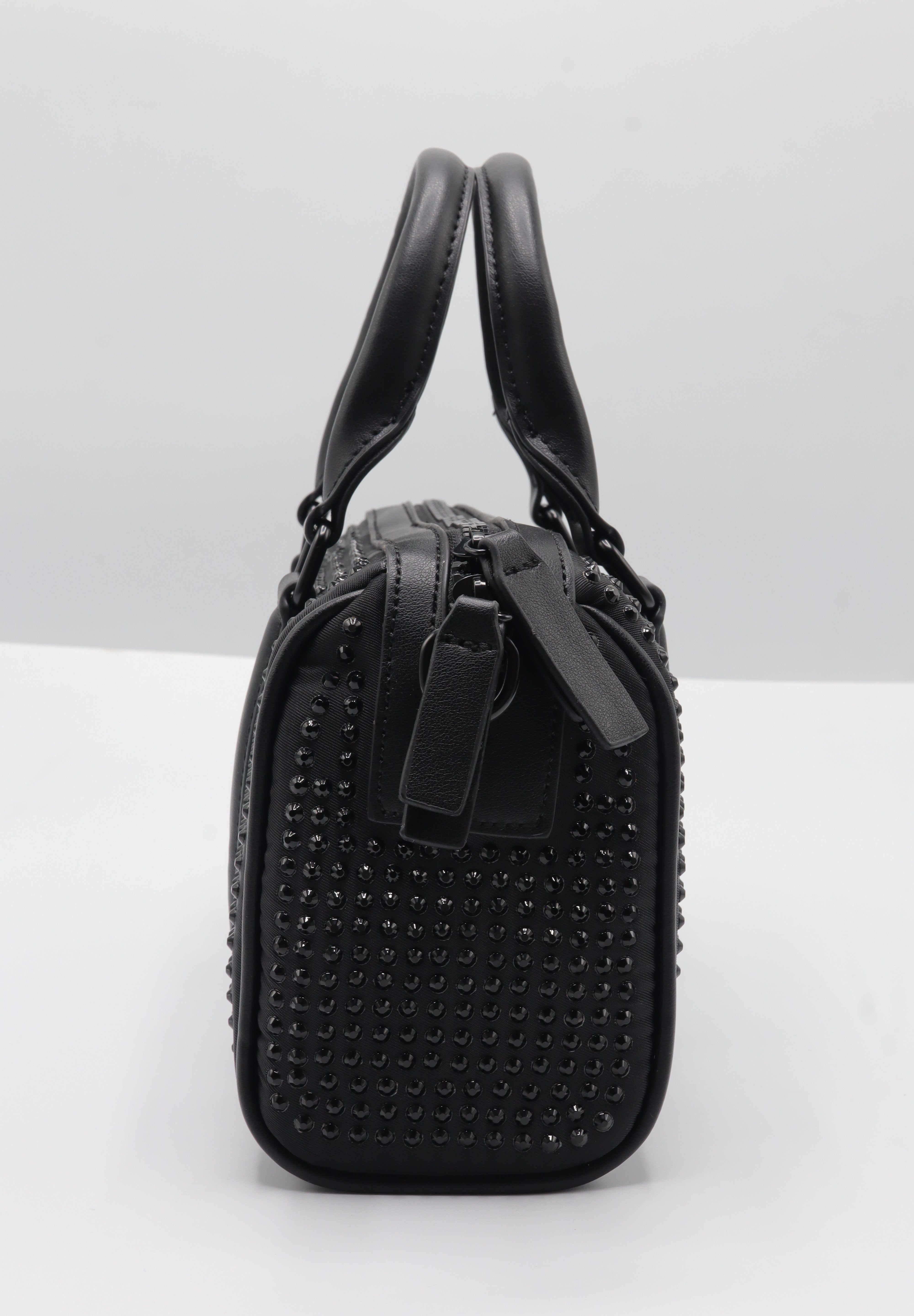 Kurt Geiger Crystal Duffle Bag | All-Black Kensington
