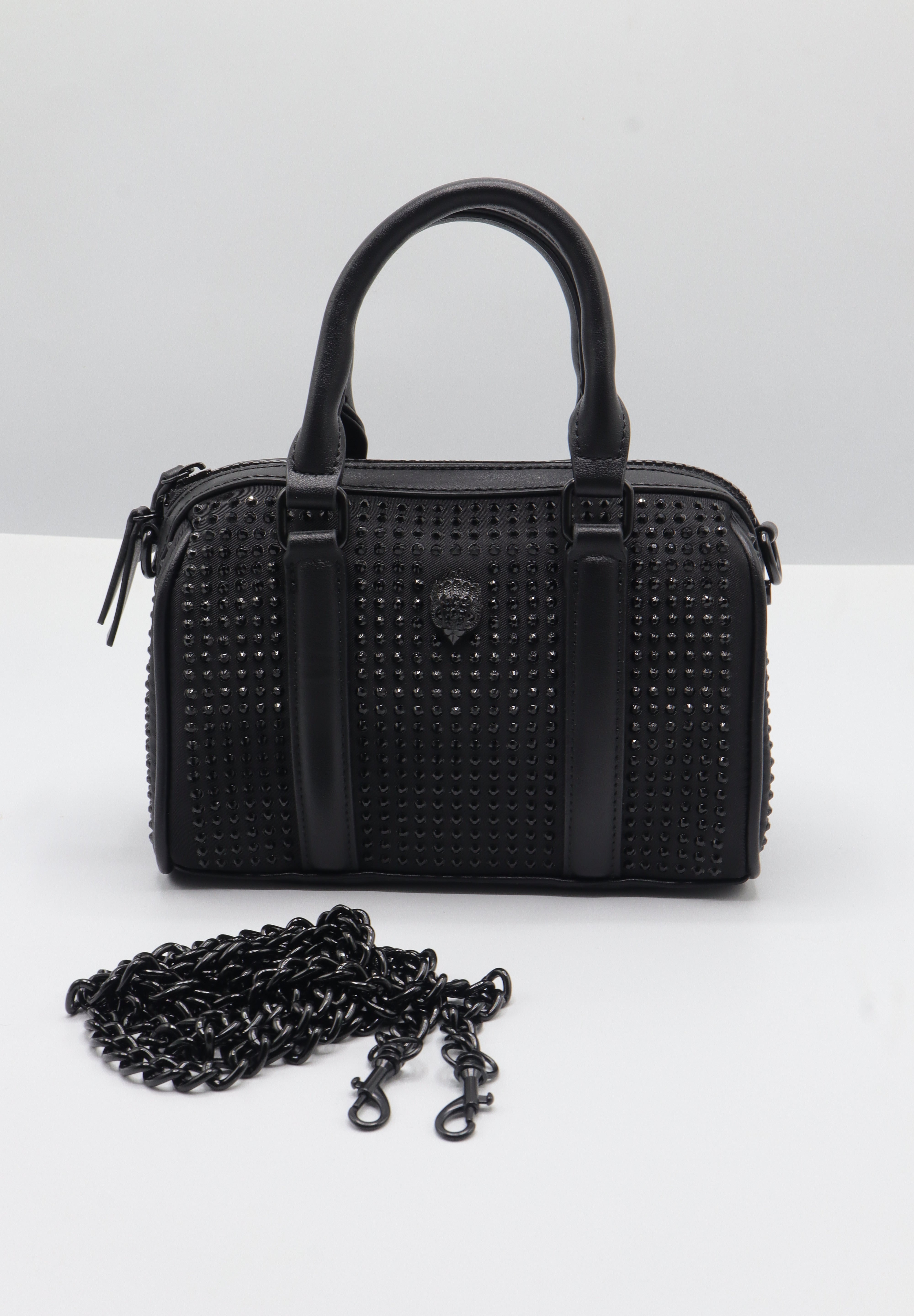 Kurt Geiger Crystal Duffle Bag | All-Black Kensington