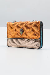 Kurt Geiger Micro Kensington Bag | Metallic Bronze & Champagne