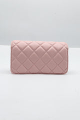 Charles & Keith Quilted WOC | Blush Pink & Gold Chain