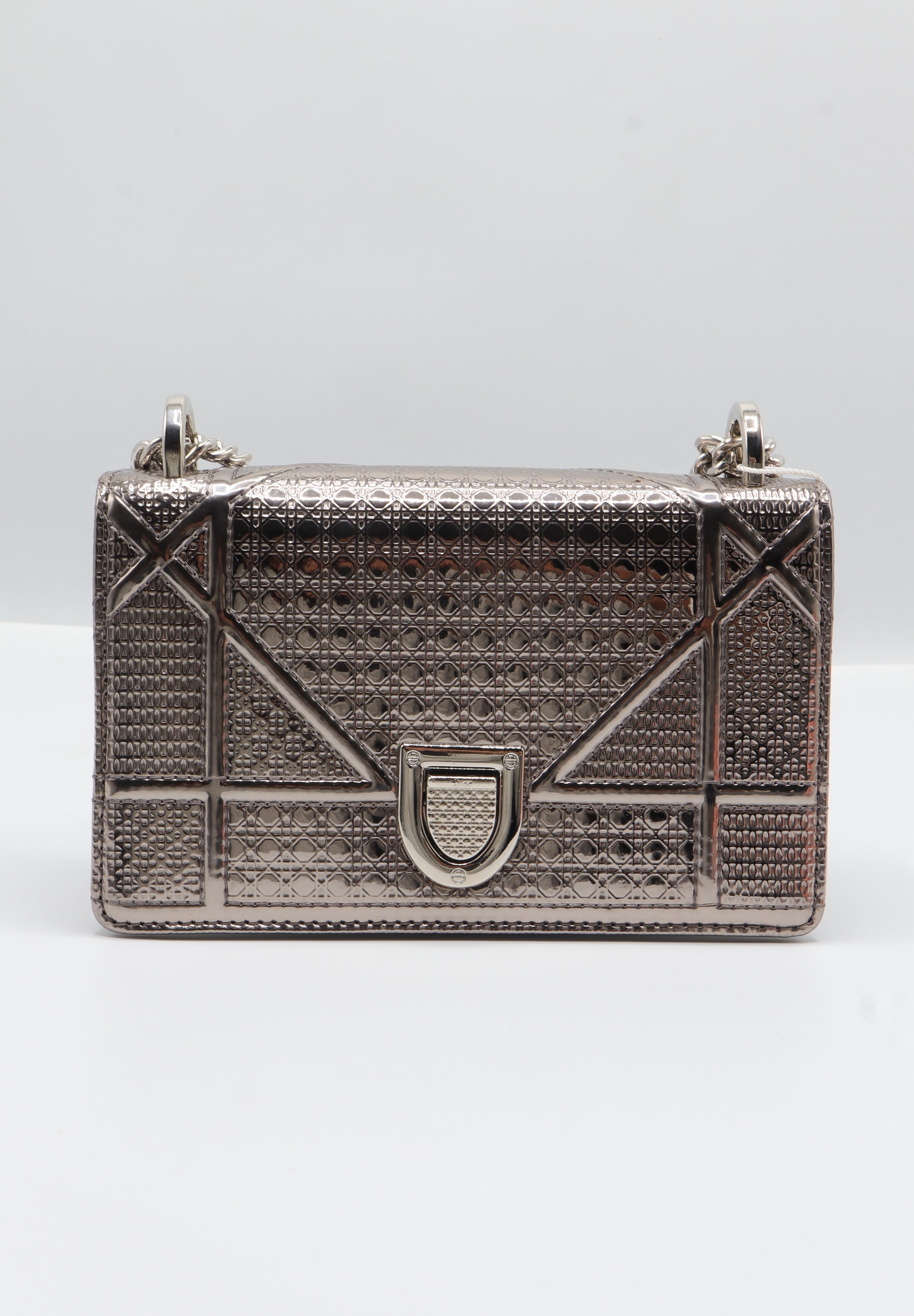 Christian Dior Diorama Bag | Metallic Bronze Micro-Cannag