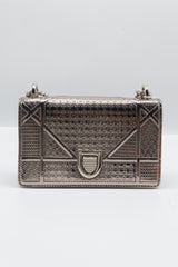 Christian Dior Diorama Bag | Metallic Bronze Micro-Cannag