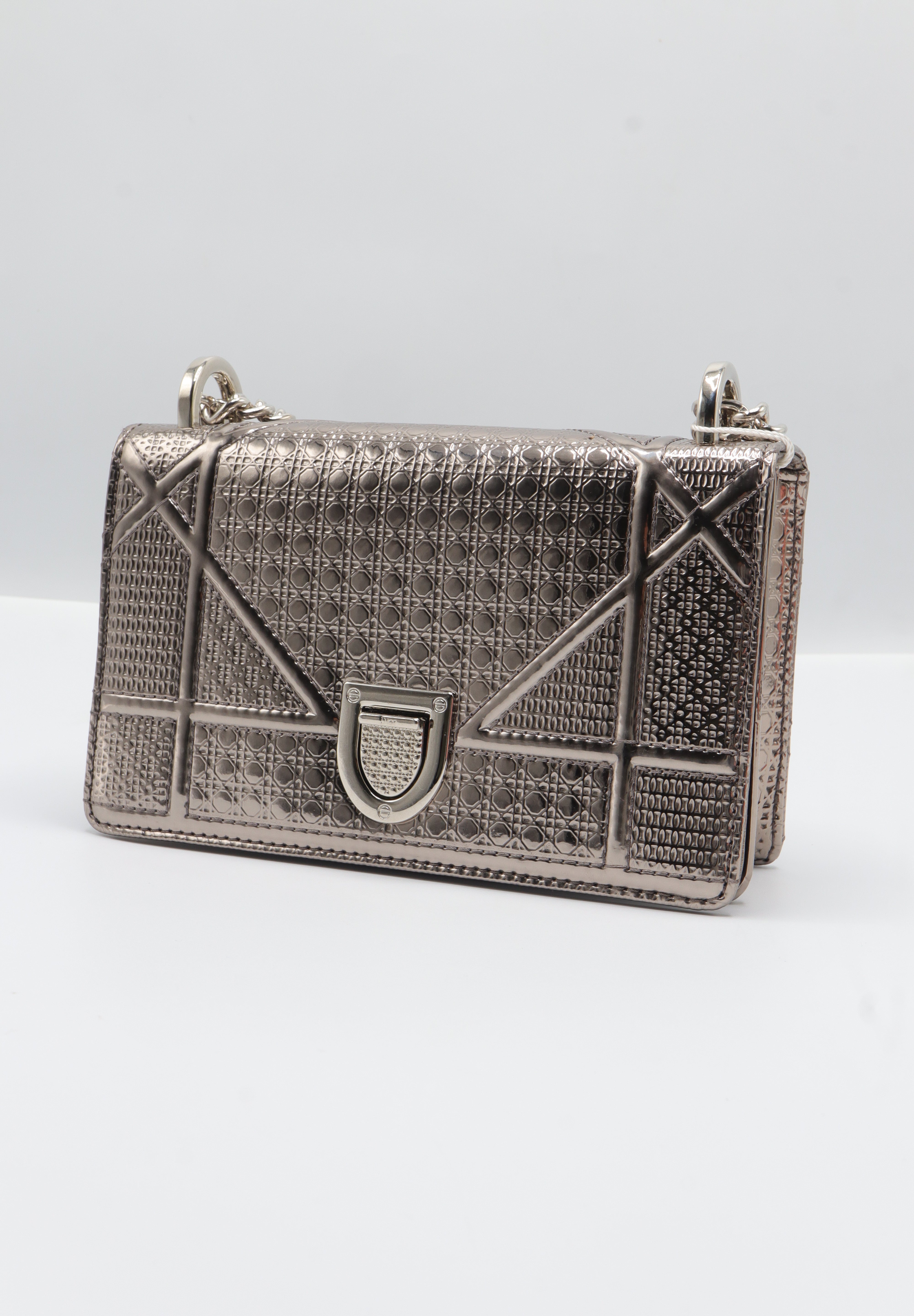 Christian Dior Diorama Bag | Metallic Bronze Micro-Cannag