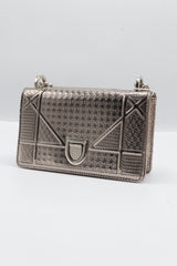 Christian Dior Diorama Bag | Metallic Bronze Micro-Cannag
