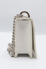 Christian Dior Diorama Bag | White Micro-Cannage