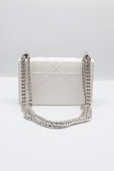 Christian Dior Diorama Bag | White Micro-Cannage