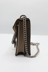 Gucci Dionysus Crystal GG Bag | Neutral Taupe Leather