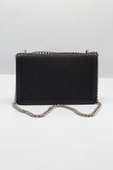 Gucci Dionysus Crystal GG Bag | Black Leather & Antique Silver
