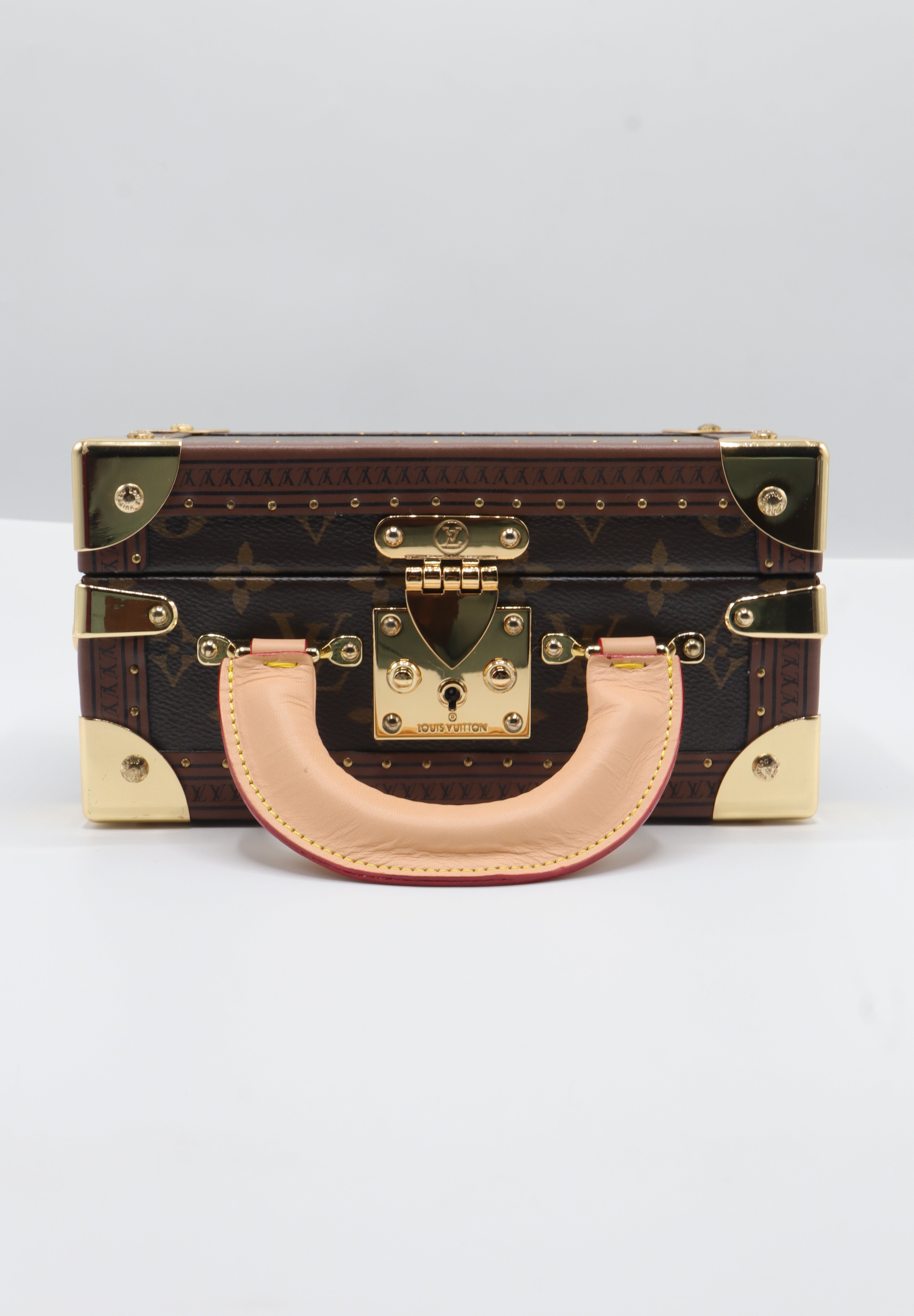Louis Vuitton Monogram Trunk Bag | Vachetta Handle & Gold