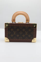 Louis Vuitton Monogram Trunk Bag | Vachetta Handle & Gold