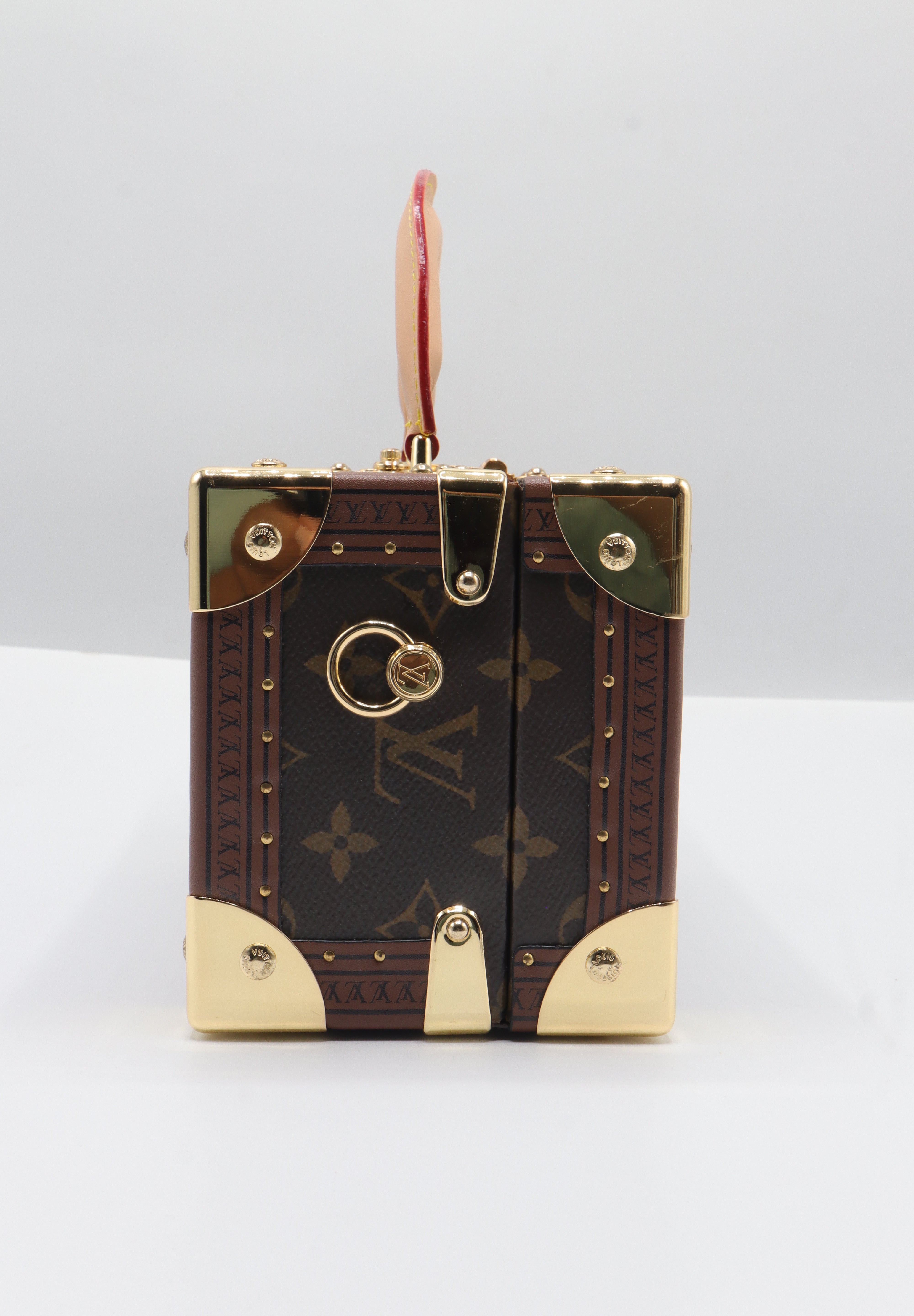 Louis Vuitton Monogram Trunk Bag | Vachetta Handle & Gold